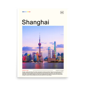China Shanghai Travel Poster