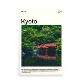 Kyoto Japan Travel Poster