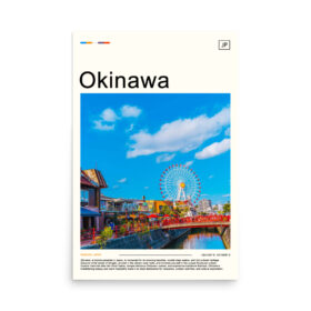 Okinawa Japan Travel Poster