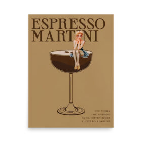 Cosmopolitan Espresso Martini Poster
