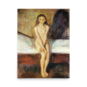 Edvard Munch Puberty 1894 Poster