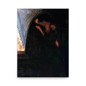 Edvard Munch The Kiss 1897 Poster