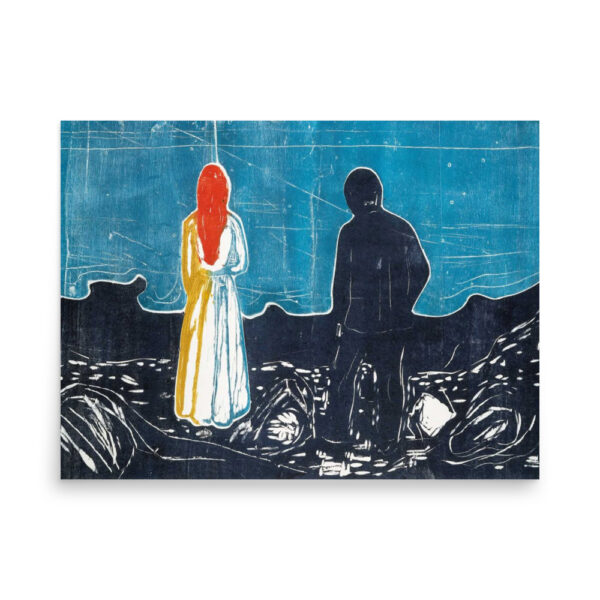 Edvard Munch The Lonely Poster