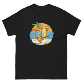 Guitar And Surfing T-shirt