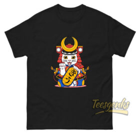 Japanese Samurai Cat T-shirt